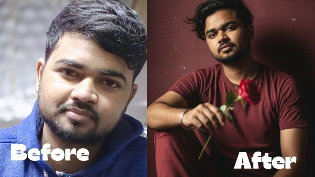 Moody Film Noir Retro Selfie