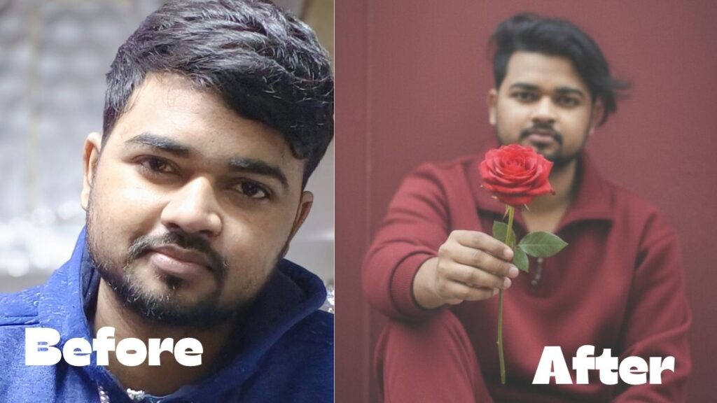 Soft Focus Dreamy Retro Selfie