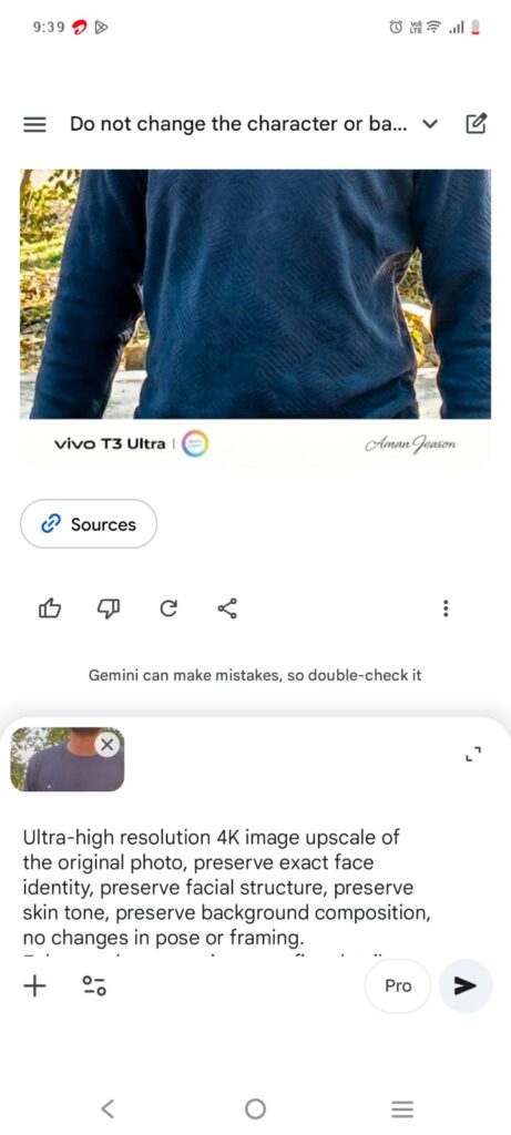 image prompt command to google gemini
